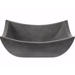 Eden Bath Square Deep Zen Sink - Lava Stone