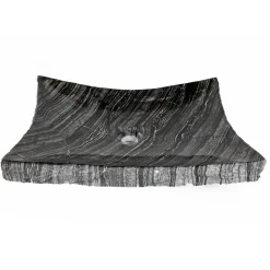 Eden Bath Wooden Black Marble Large Zen Sink
