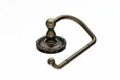 Ed4Gbze Tissue Hook With Ribbon & Reed Detail In German Bronze