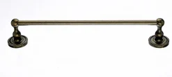 Ed6Gbzf 18" Single Towel Bar With Rope Detail In German Bronze