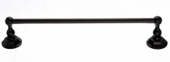 Ed6Orbb 18" Single Towel Bar With Hex Detail In Oil Rubbed Bronze