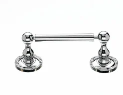 Ed3Pce Tissue Holder With Ribbon & Reed Detail In Polished Chrome