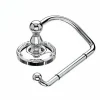 Ed4Pce Tissue Hook With Ribbon & Reed Detail In Polished Chrome