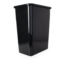 Hardware Resources Black 35-Quart Plastic Waste Container