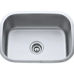 Hardware Resources 18 Gauge Rectangular Stainless Steel Undermount Utility Sink