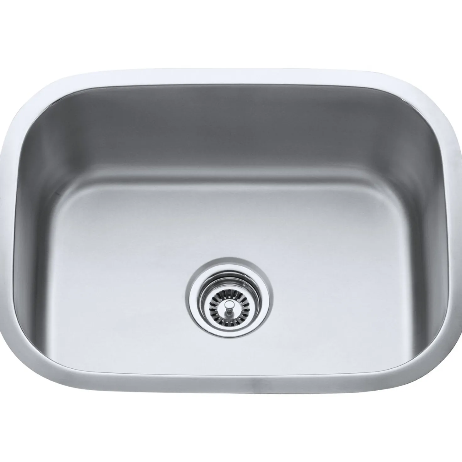 Hardware Resources 18 Gauge Rectangular Stainless Steel Undermount Utility Sink