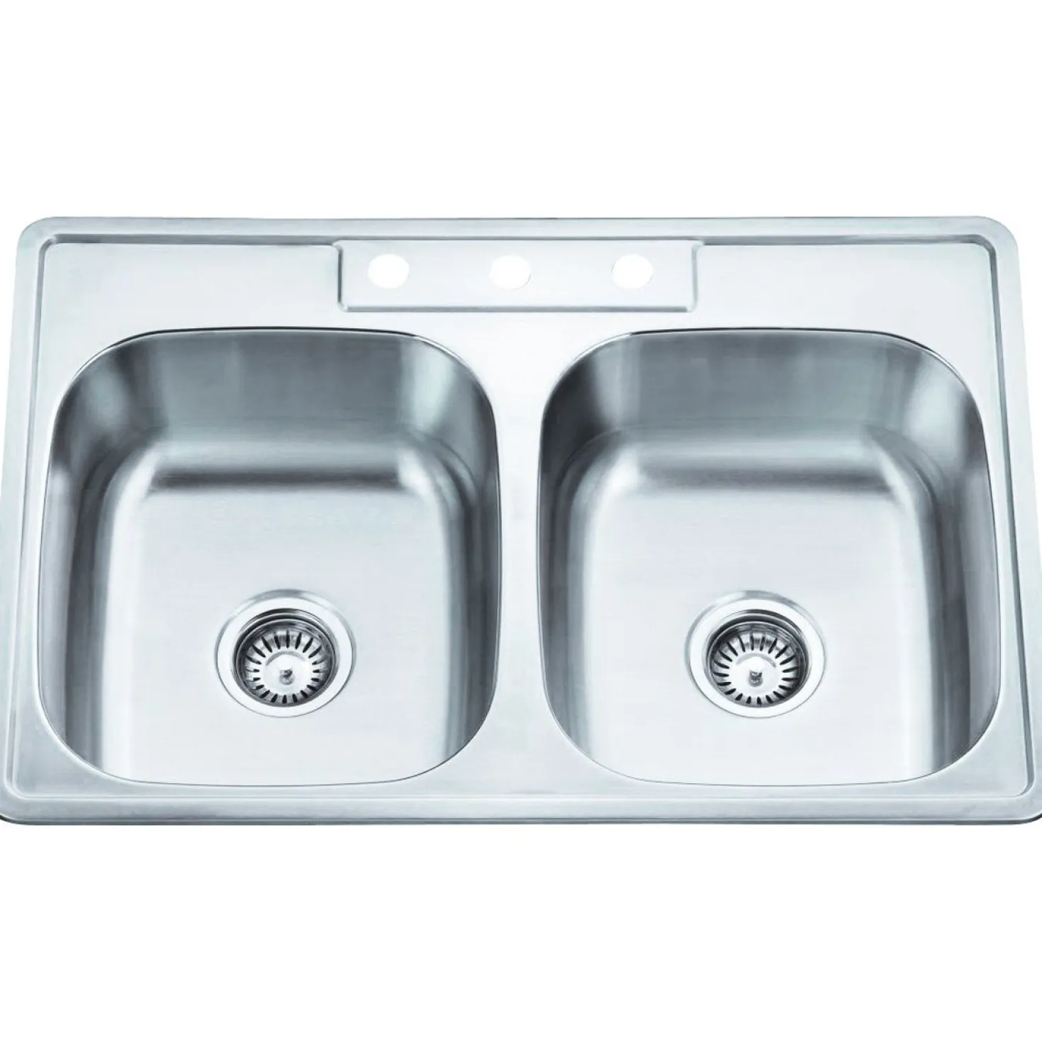 Hardware Resources 20 Gauge Stainless Steel Drop In Sink