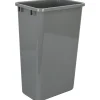 Hardware Resources Gray 50 Quart Plastic Waste Container