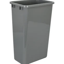 Hardware Resources Gray 50 Quart Plastic Waste Container