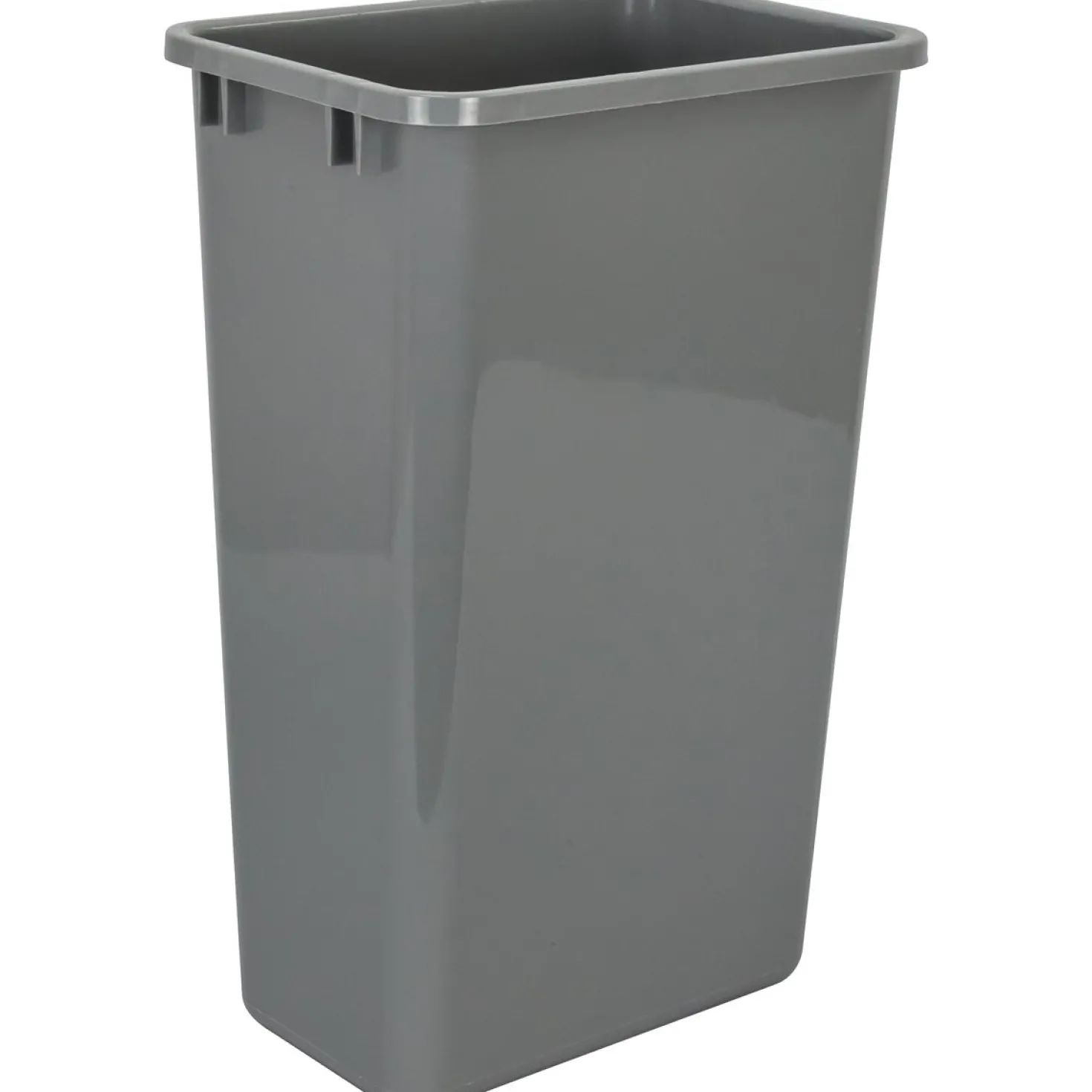 Hardware Resources Gray 50 Quart Plastic Waste Container