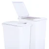 Hardware Resources Lid for 50-Quart Plastic Waste Container in White