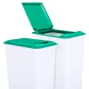 Hardware Resources Lid for 50-Quart Plastic Waste Container in Green