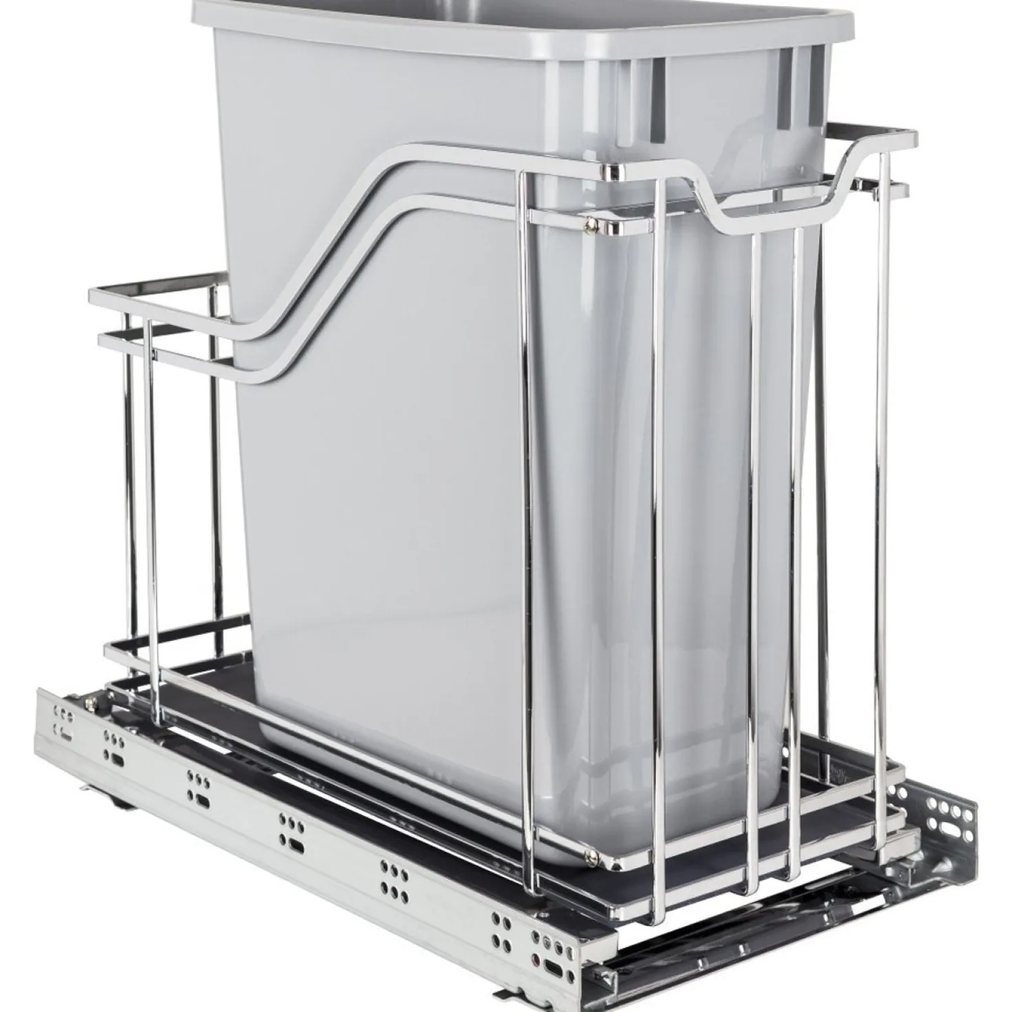 Hardware Resources Metal Single Trashcan