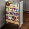 Hardware Resources No Wiggle Base Cabinet Pullout with Premium Soft-close Concealed Undermount Slides