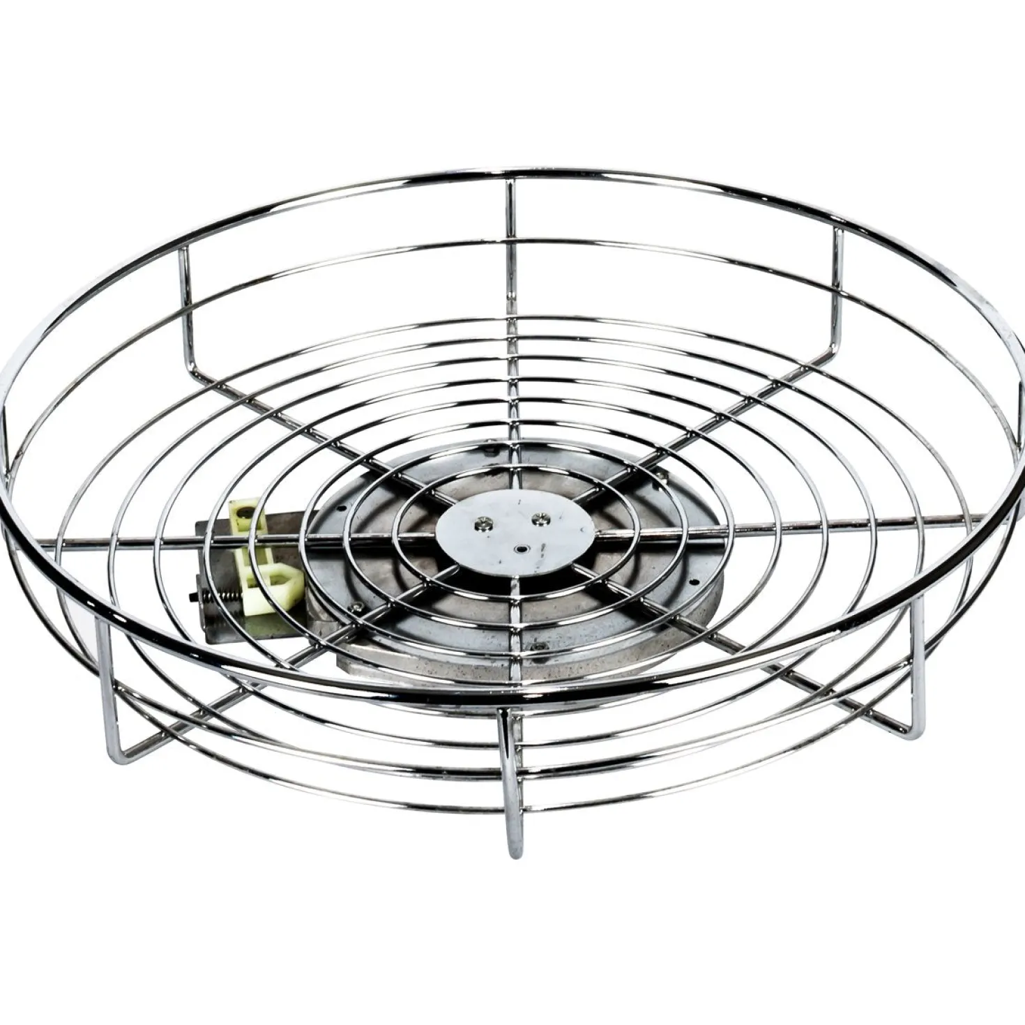 Hardware Resources 18" Polished Chrome Single Shelf Lazy Susan