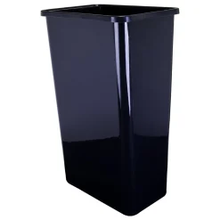 Hardware Resources 50-Quart Plastic Waste Container in Black