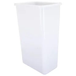 Hardware Resources 50-Quart Plastic Waste Container in White
