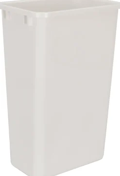 Hardware Resources 50-Quart Plastic Waste Container in White
