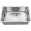 Hardware Resources Stainless Steel 16 Gauge Rectangular Fabricated Kitchen Sink