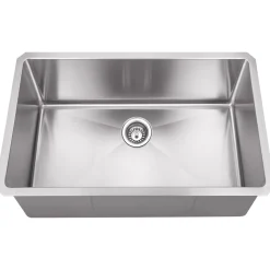 Hardware Resources Stainless Steel Undermount 16 Gauge Fabricated Kitchen Sink