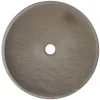 16-in Round Sloped Vessel Sink in Molly Grey Marble