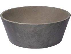 16-in Round Sloped Vessel Sink in Molly Grey Marble