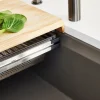 Inteos SILGRANIT 30" Single Bowl Reversible Undermount Workstation Kitchen Sink