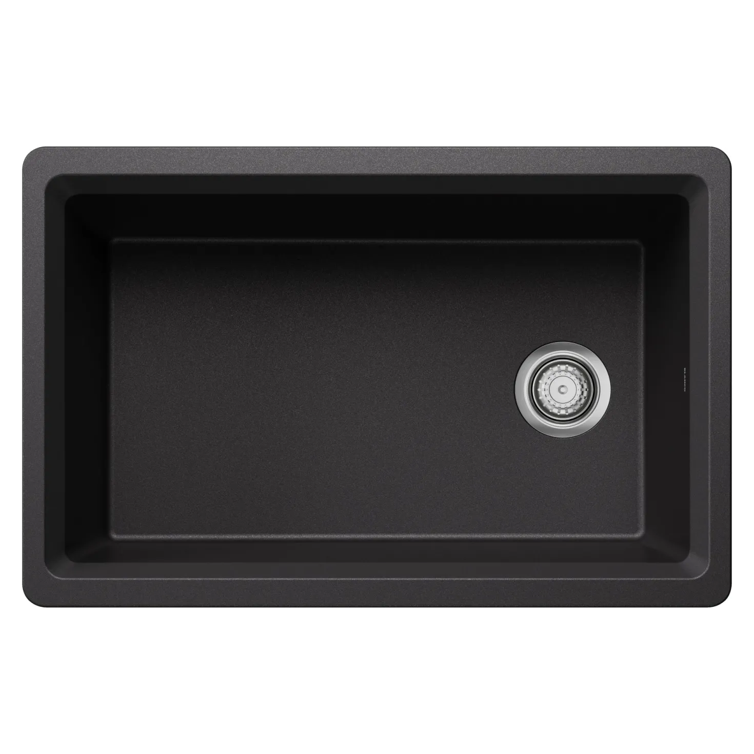 Inteos SILGRANIT 30" Single Bowl Reversible Undermount Workstation Kitchen Sink