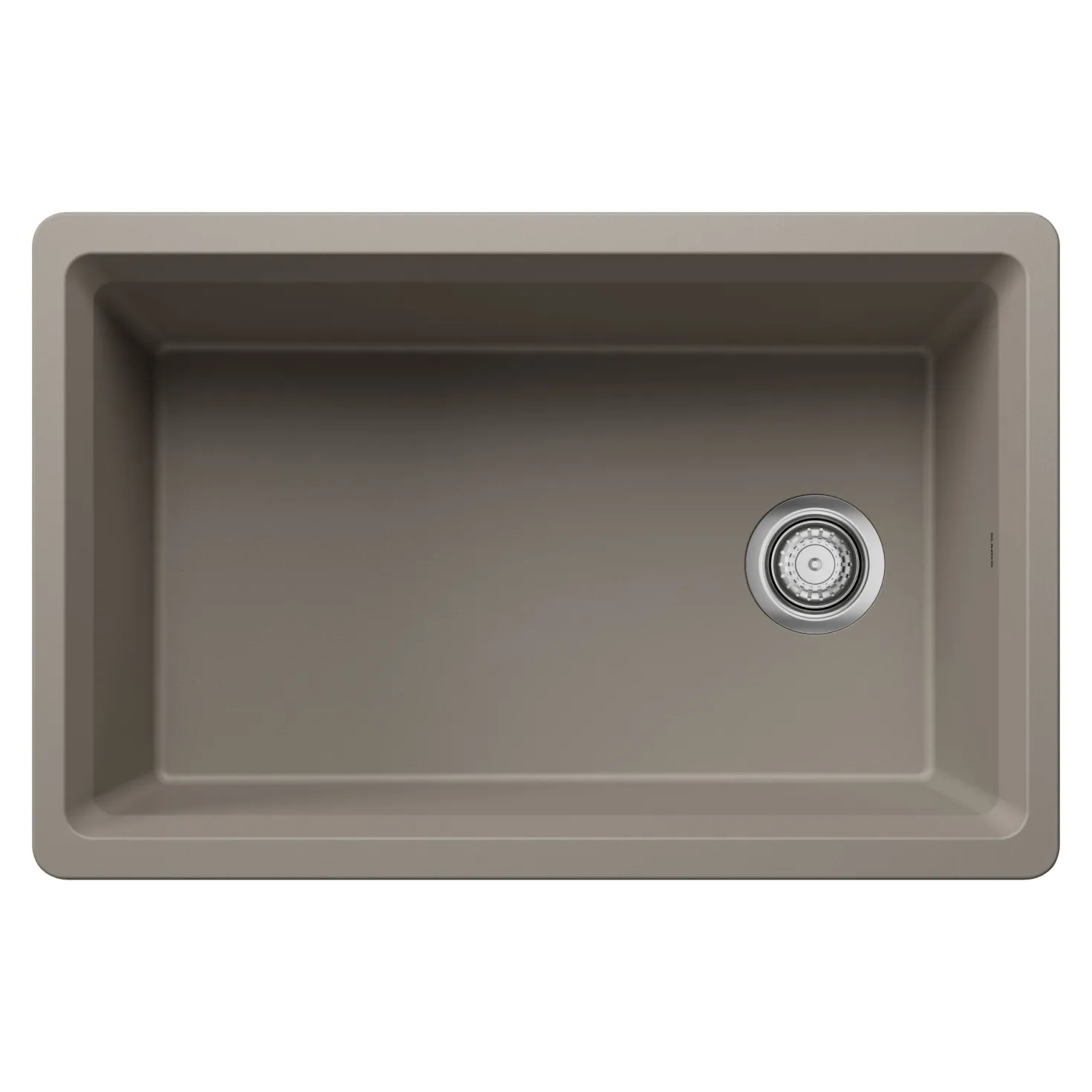 Inteos SILGRANIT 30" Single Bowl Reversible Undermount Workstation Kitchen Sink