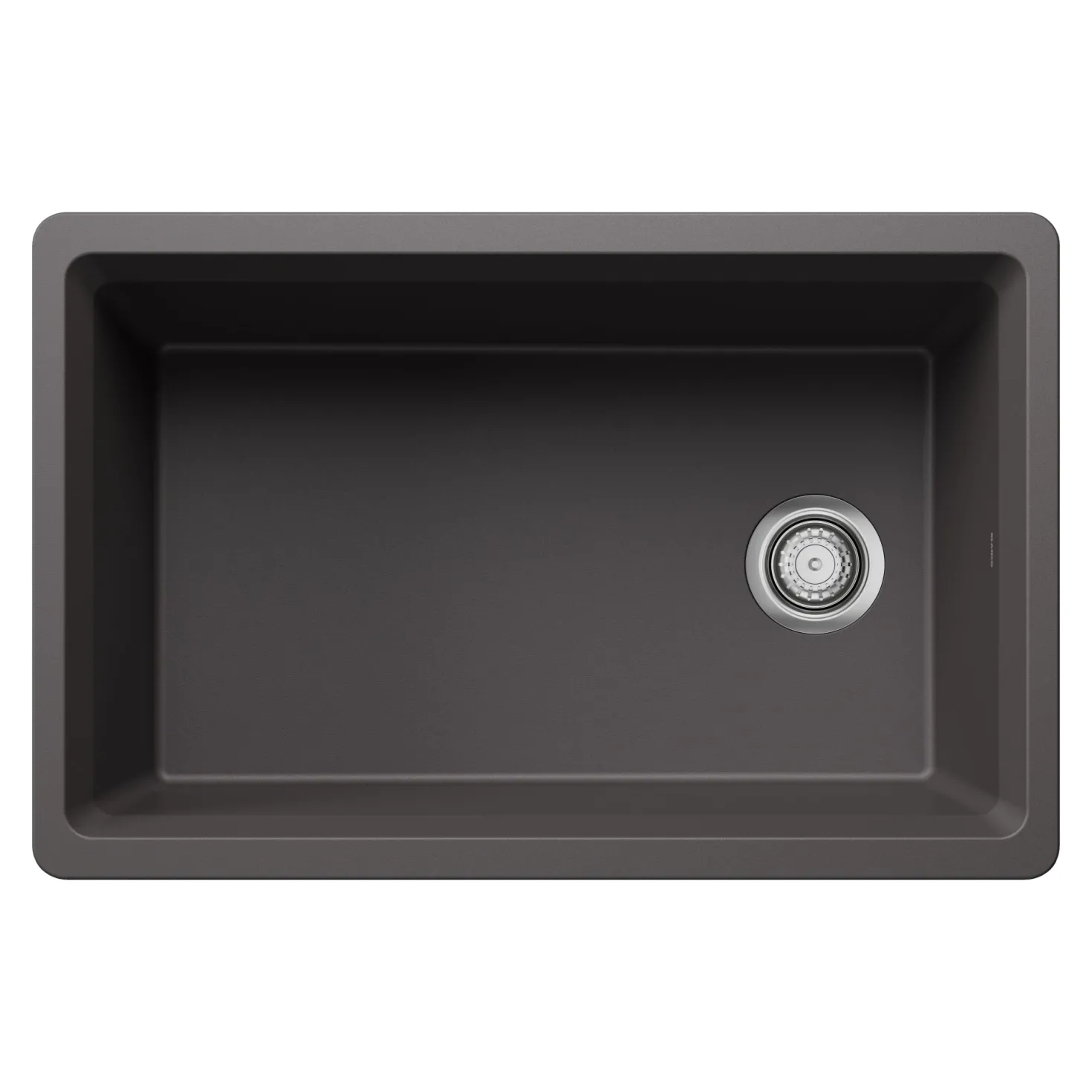 Inteos SILGRANIT 30" Single Bowl Reversible Undermount Workstation Kitchen Sink