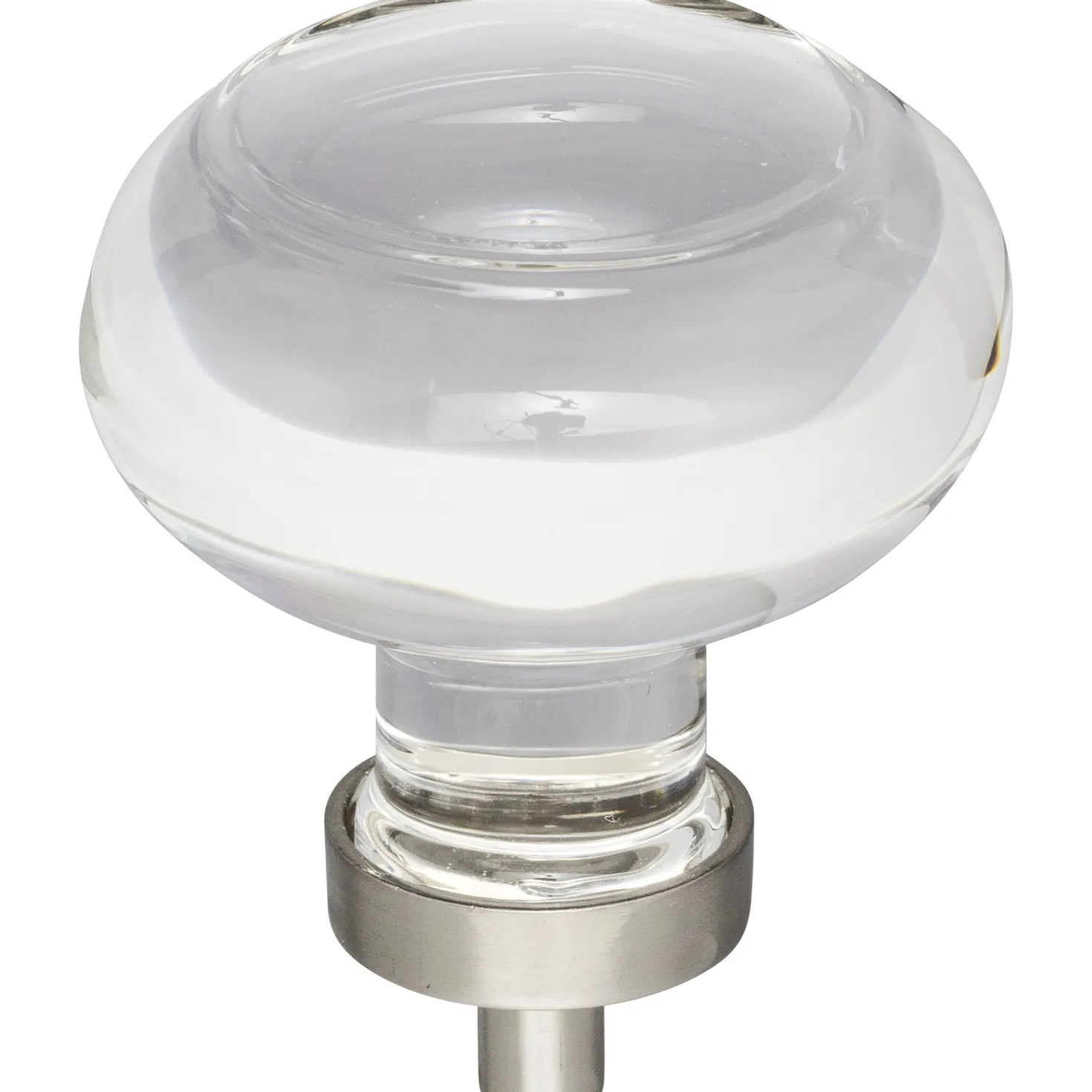 Jeffrey Alexander Harlow Button Glass Knob