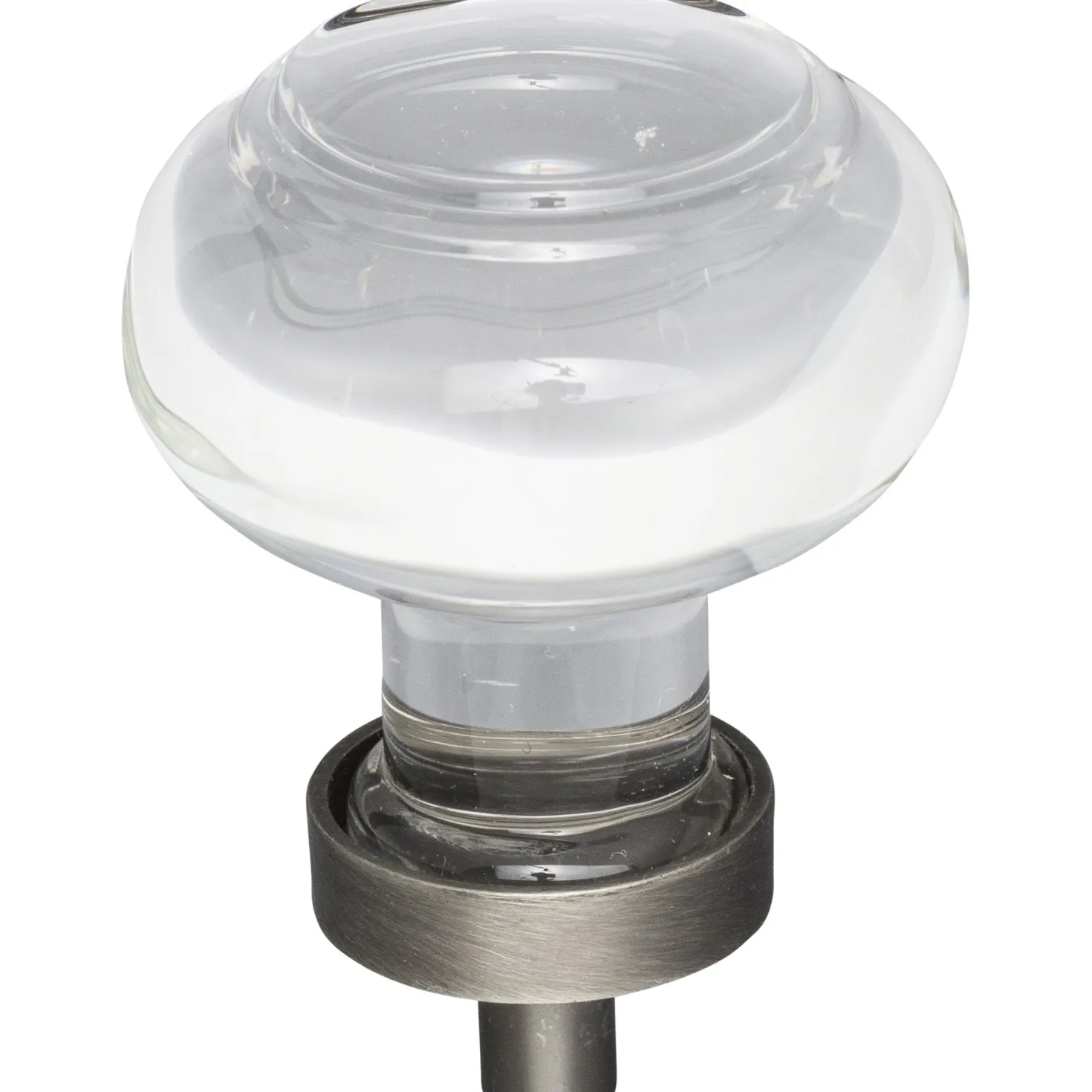 Jeffrey Alexander Harlow Button Glass Knob