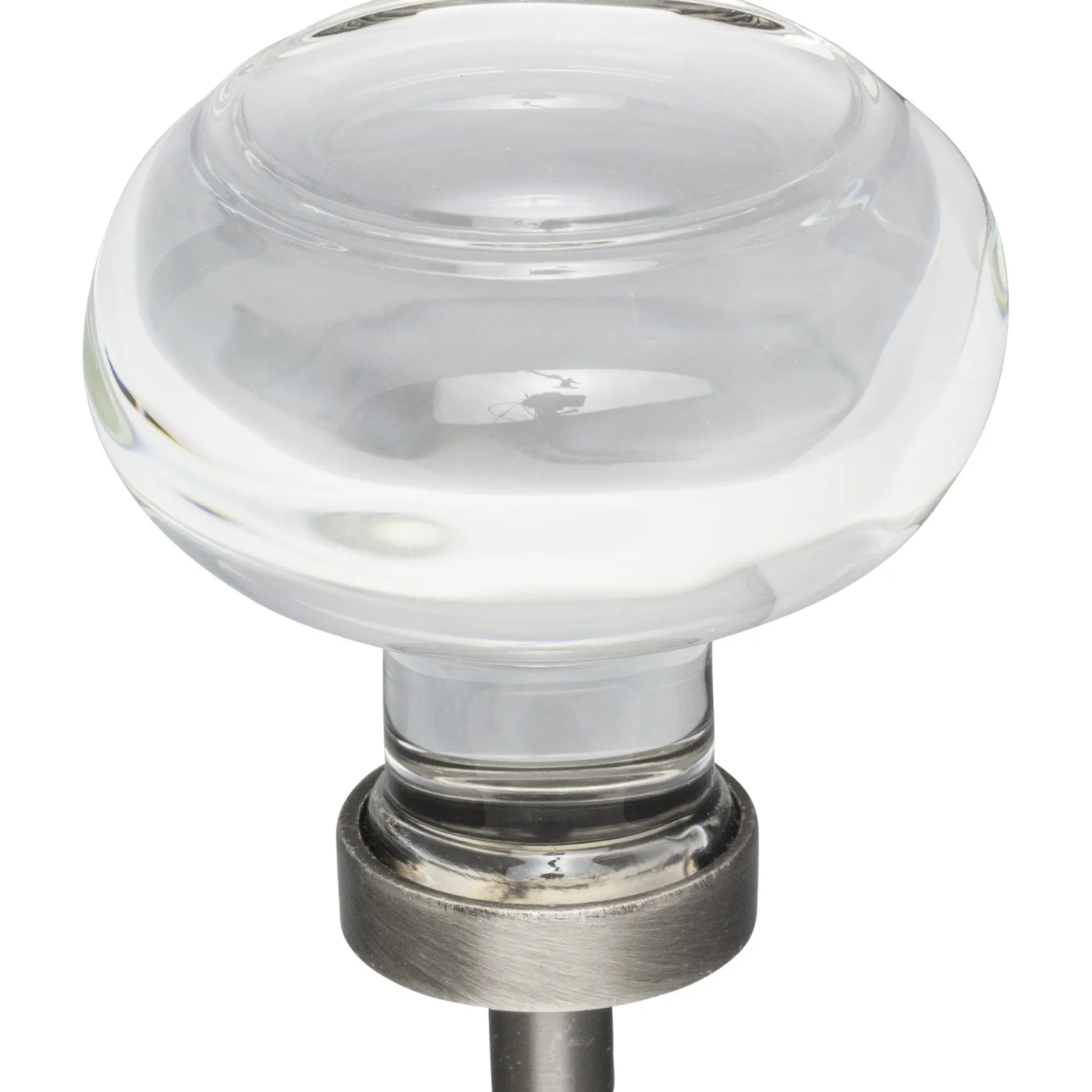 Jeffrey Alexander Harlow Button Glass Knob