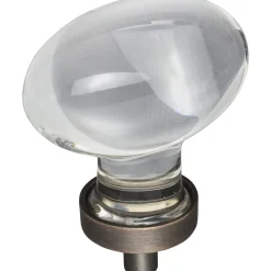 Jeffrey Alexander Harlow Football Glass Knob