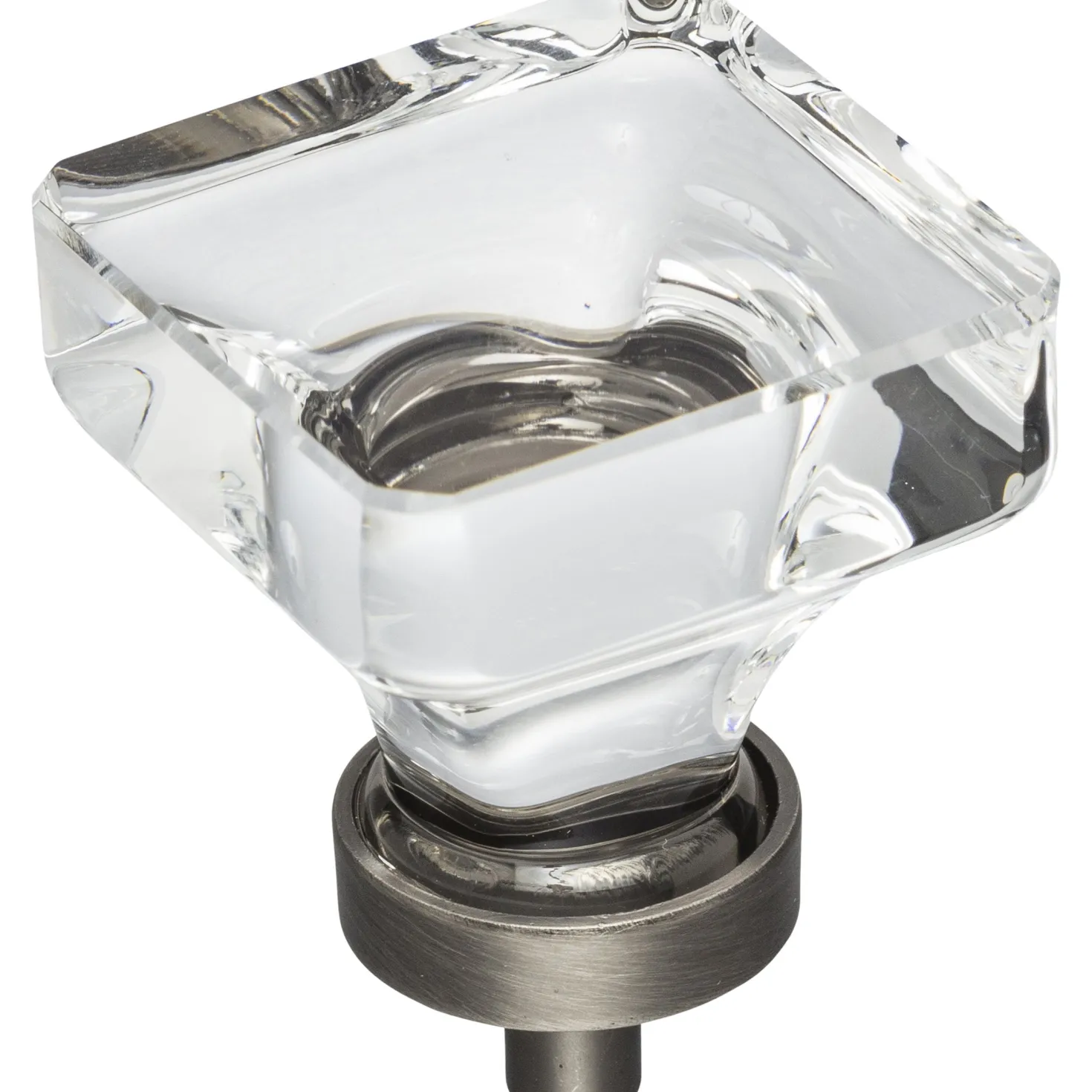 Jeffrey Alexander Harlow Square Glass Knob