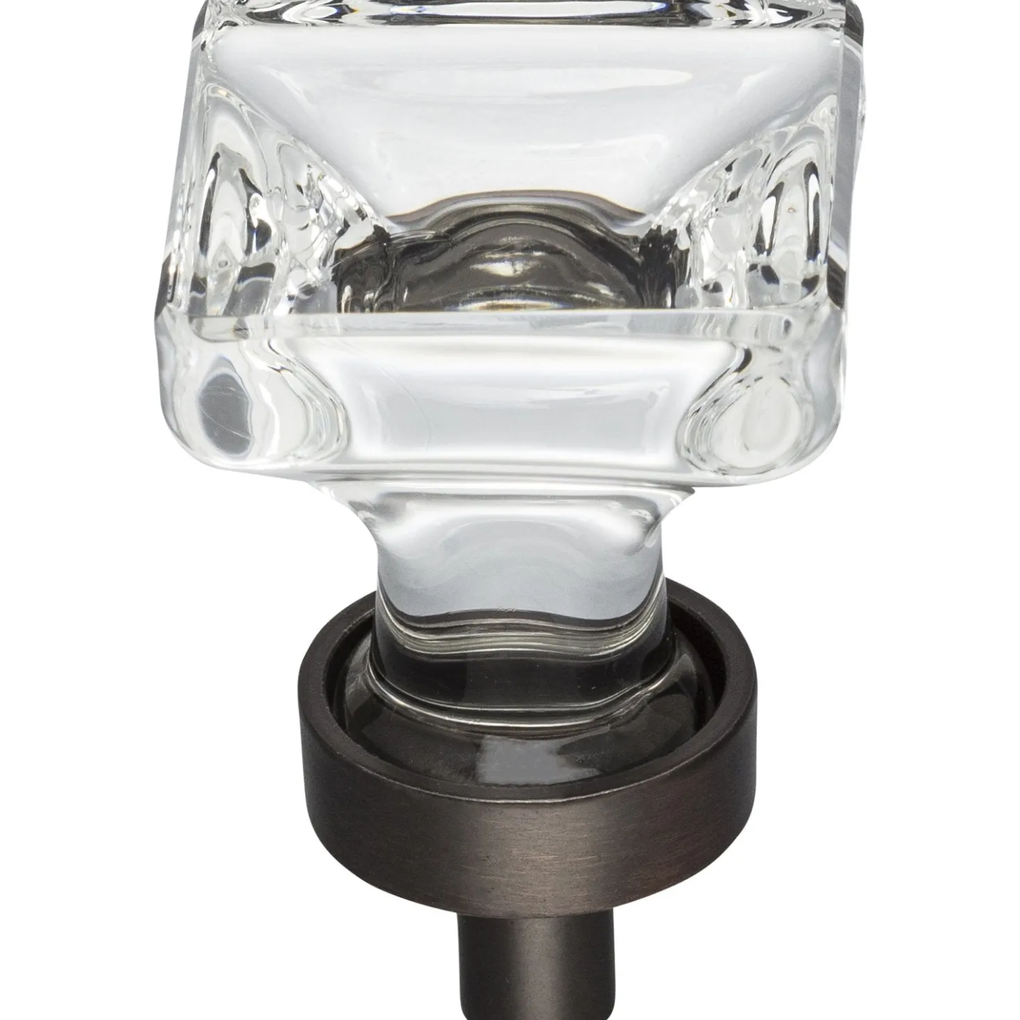 Jeffrey Alexander Harlow Square Glass Knob