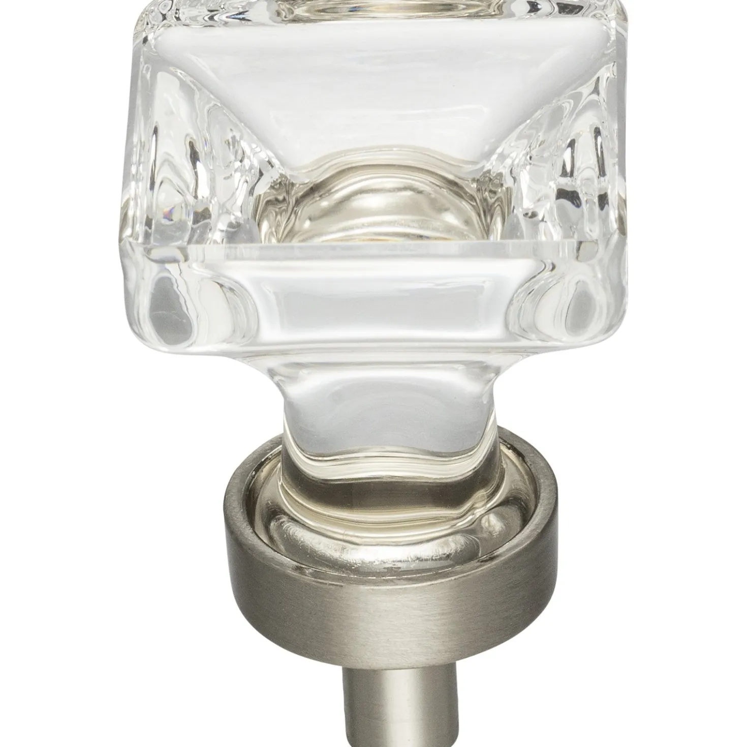 Jeffrey Alexander Harlow Square Glass Knob