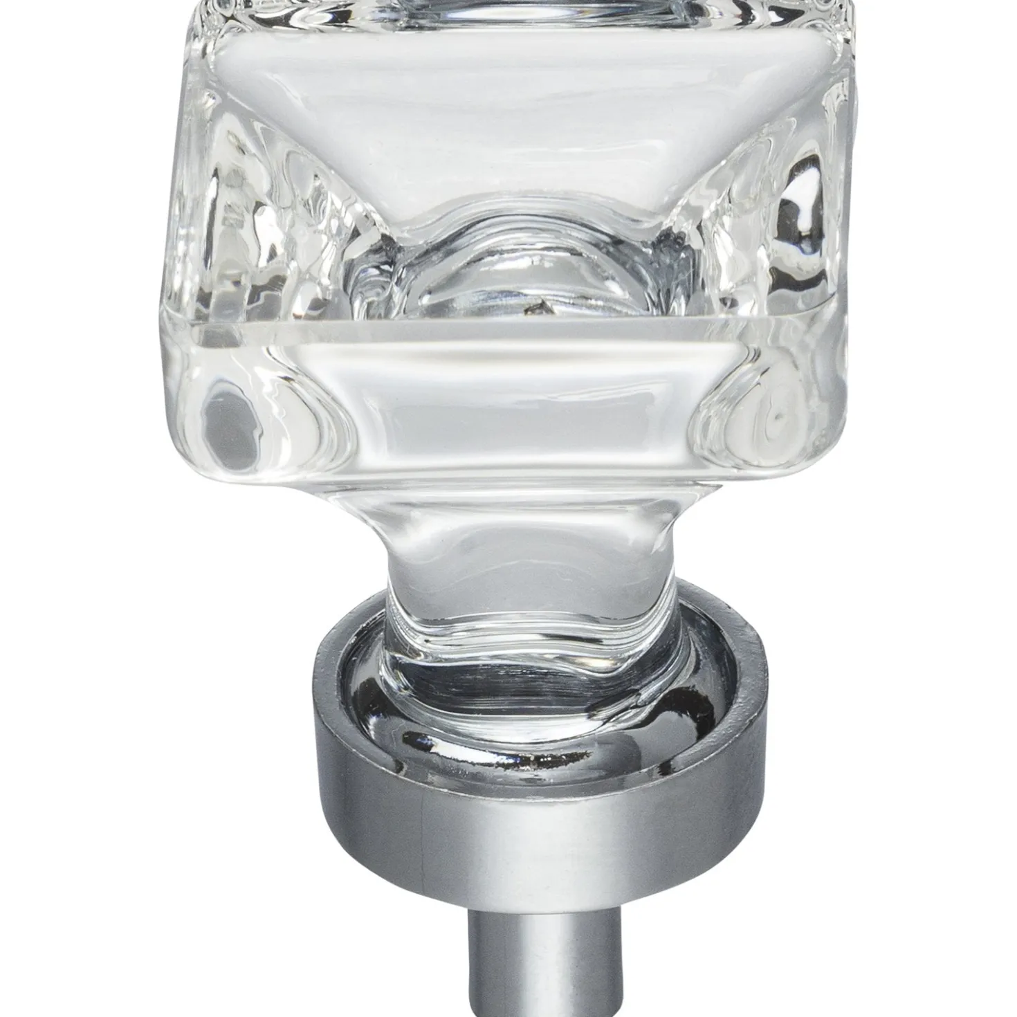 Jeffrey Alexander Harlow Square Glass Knob