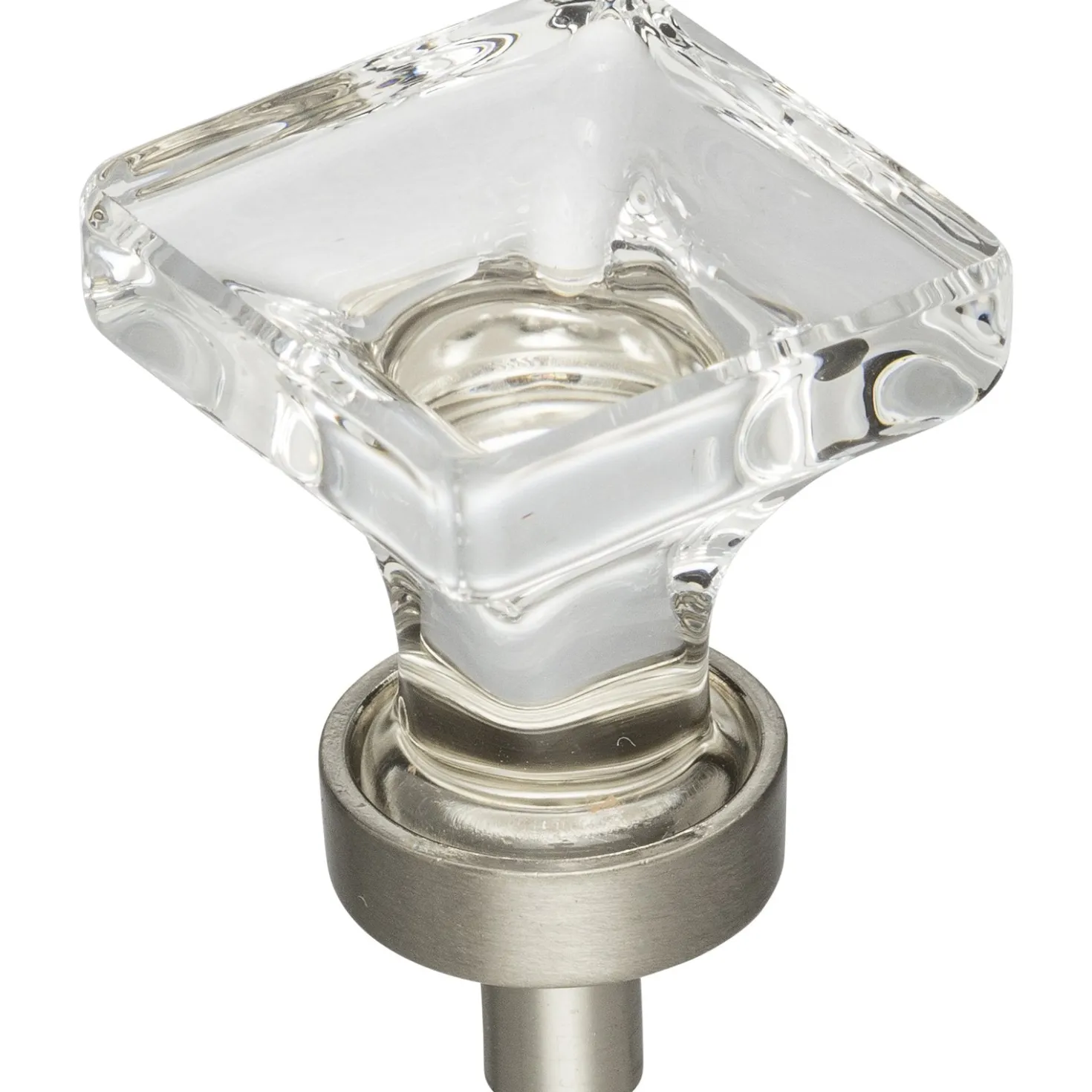Jeffrey Alexander Harlow Square Glass Knob