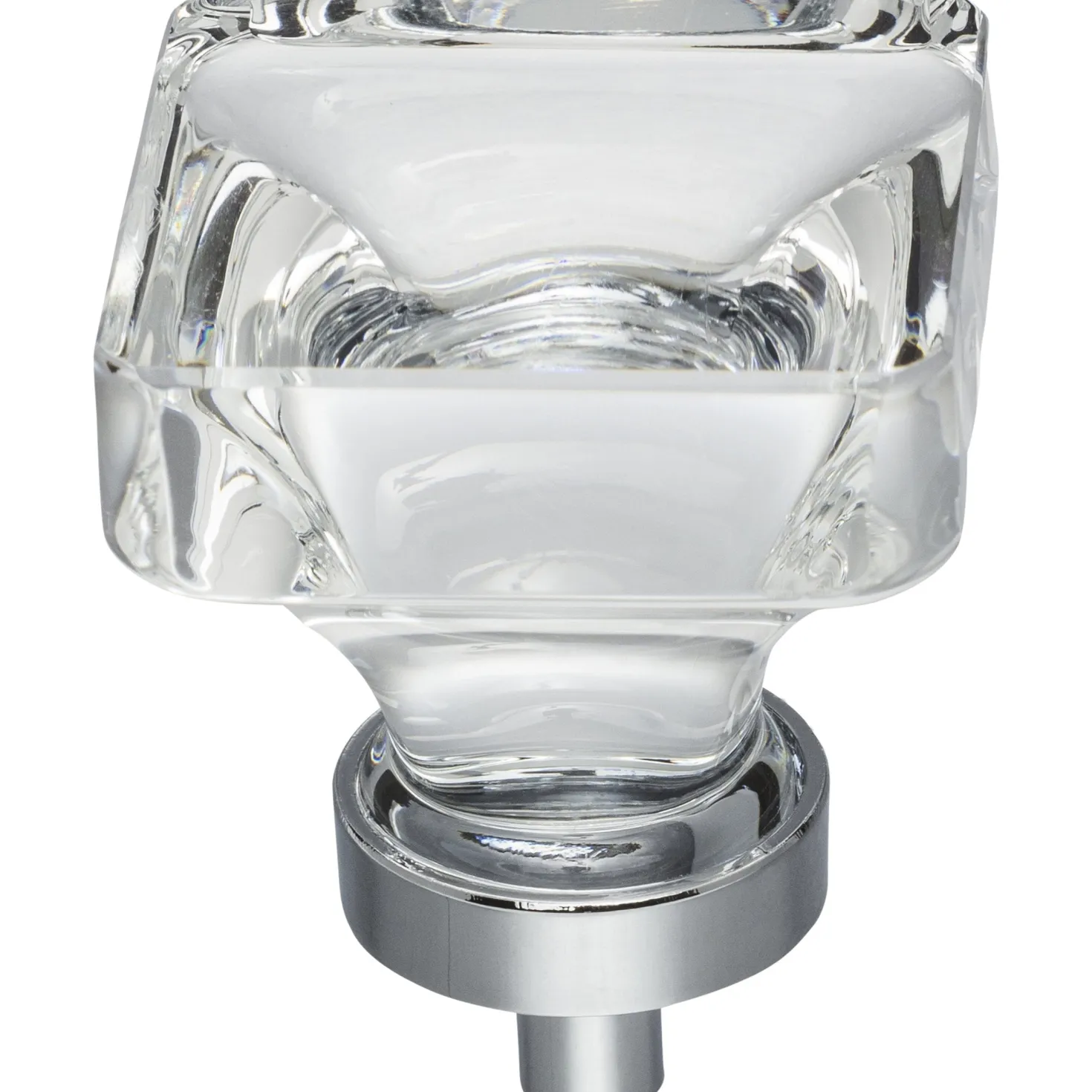 Jeffrey Alexander Harlow Square Glass Knob