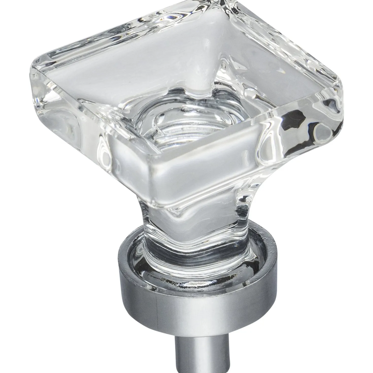 Jeffrey Alexander Harlow Square Glass Knob