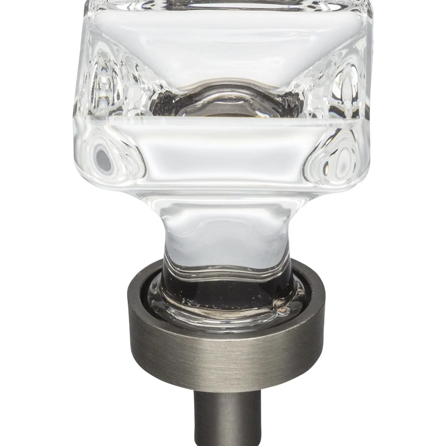 Jeffrey Alexander Harlow Square Glass Knob