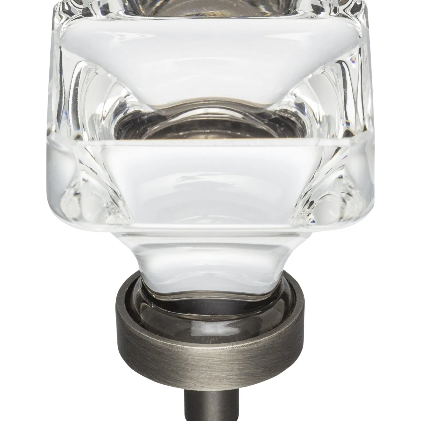 Jeffrey Alexander Harlow Square Glass Knob