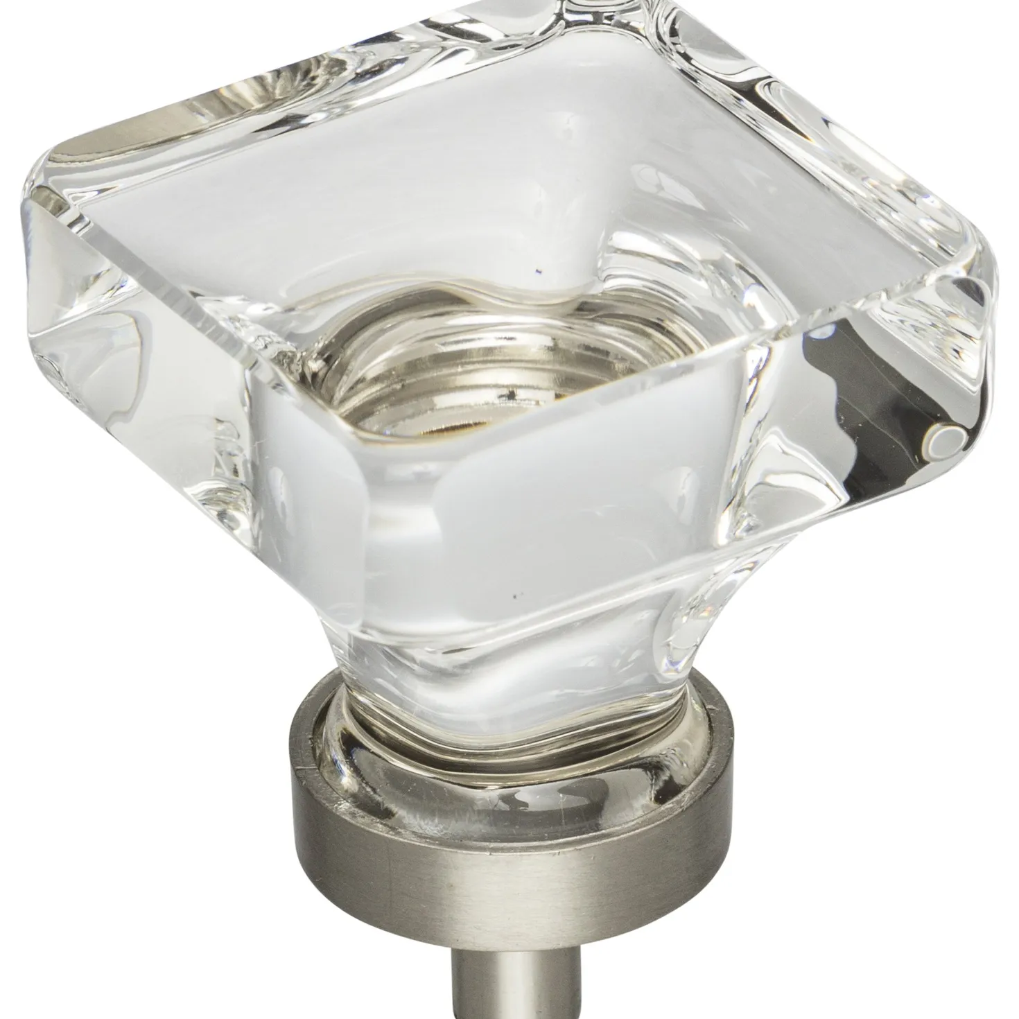 Jeffrey Alexander Harlow Square Glass Knob