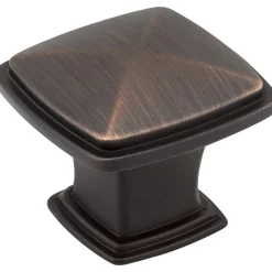 Jeffrey Alexander Milan 1 Plain Square Cabinet Knob
