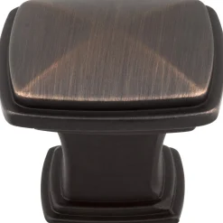 Jeffrey Alexander Milan 1 Plain Square Cabinet Knob