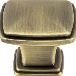 Jeffrey Alexander Milan 1 Plain Square Cabinet Knob