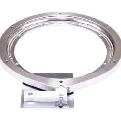 28" Kidney Lazy Susan With Pre-Installed 10" Cast Aluminum Swivel