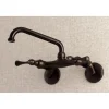 Kingston Brass 6" Adjustable Center Wall Mount Laundry Faucet