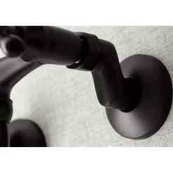 Kingston Brass Adjustable Center Wall Mount Bathroom Faucet